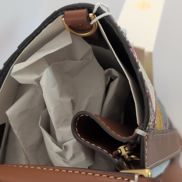 Tory Burch McGraw Patchwork Dragonfly Bag NWT - Picture 10 of 14